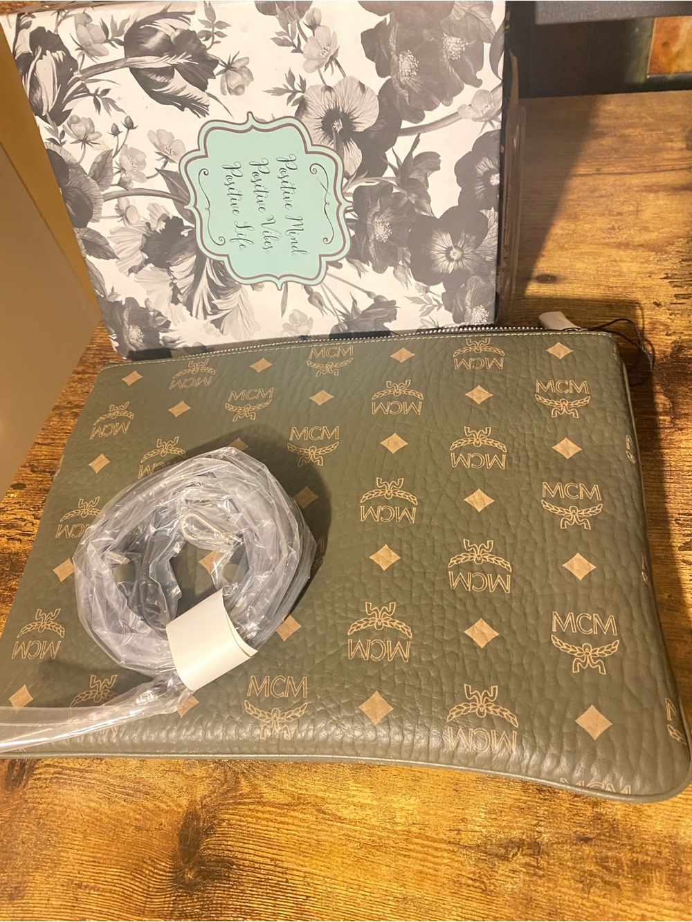 New MCM Crossbody Handbag.